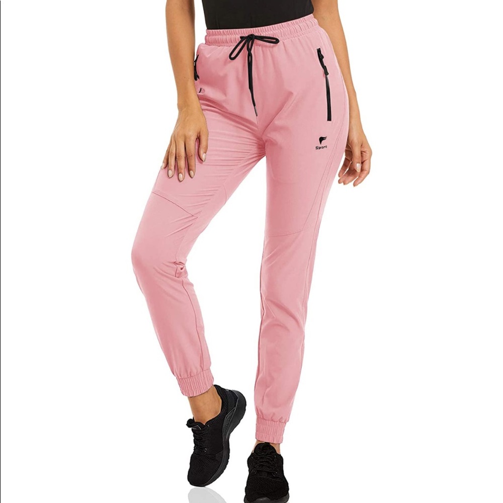 CRYSULLY Women's Lightweight Athletic Joggers